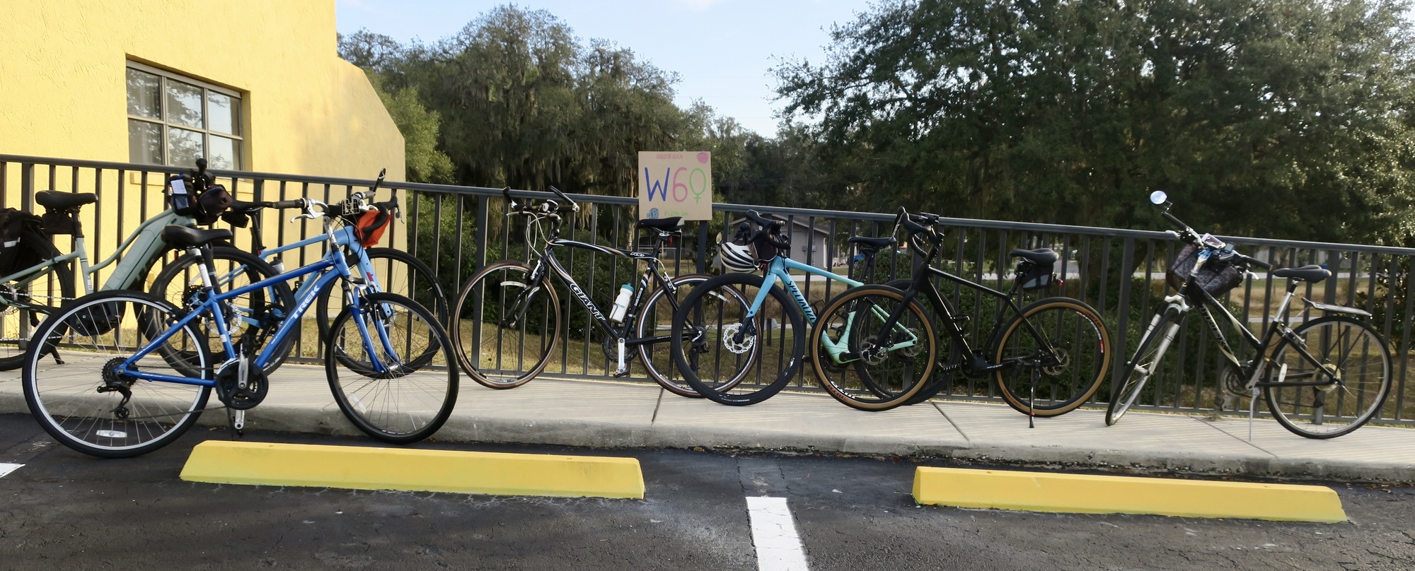 Heading south on the Withlacoochie Trail Tally Gals Bike Adventures